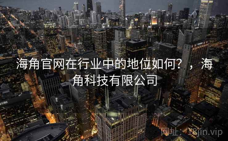 海角官网在行业中的地位如何？，海角科技有限公司