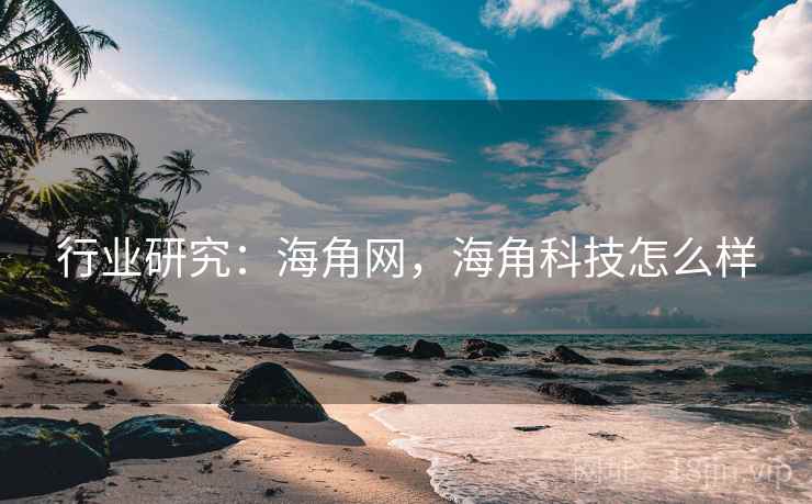 行业研究：海角网，海角科技怎么样