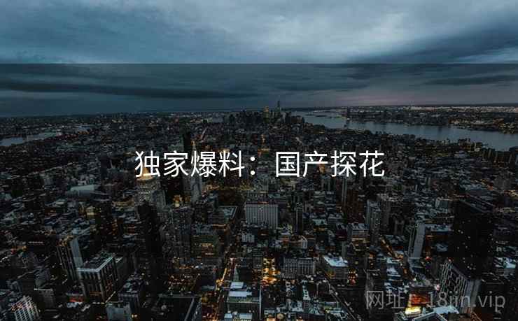 独家爆料:国产探花 独家爆料:国产探花