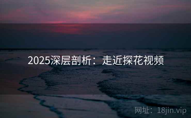 2025深层剖析:走近探花视频 2025深层剖析:走近探花视频